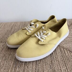 Women's HUSH PUPPIES Everyday Slip-On Chartreuse Suede Oxford Shoes Bounce Sz 12